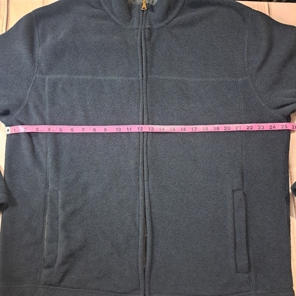 St. John's Bay Mens Large Fleece Zip Up Sweater - Picture 5 of 13